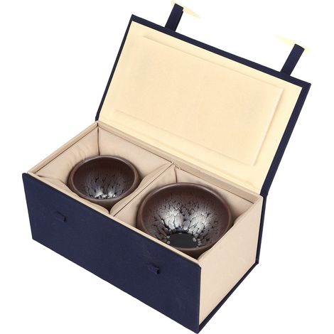 2-teiliges Vintage-Teetassen-Set aus Retro-Keramik, ideal als Geschenk oder Küchenaccessoire (1/5)