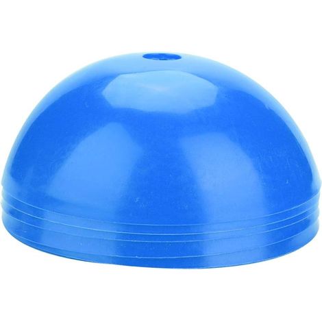 Cône d'entraînement de Football, disques de Marque Orange, Disque de Football, 5pcs cône d'entraînement de Football barrières de Football Support de marqueur en Plastique Accessoire (Bleu) (1/5)