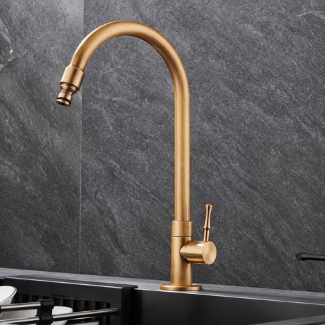 Robinet Extérieur Rétro en Cuivre modèle extérieur - robinet eau froide à corps rond pour Vasque, 38 × 23 × 6 cm, 1,5 kg – Livraison gratuite