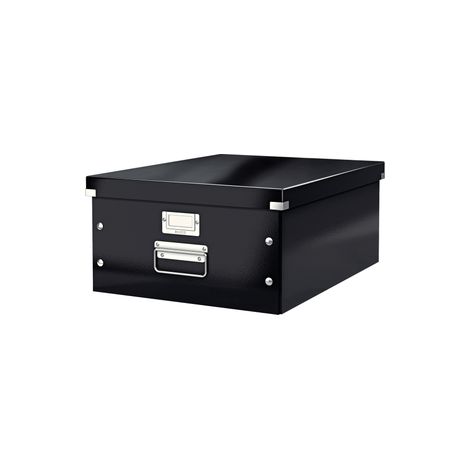 60450095 archivador organizador Cartón duro Negro