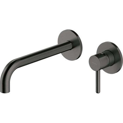 OMNIRES Y - Miscelatore da lavabo ad incasso, installazione 2 fori, con corpo, grafite Y1215HLGR (1/4)
