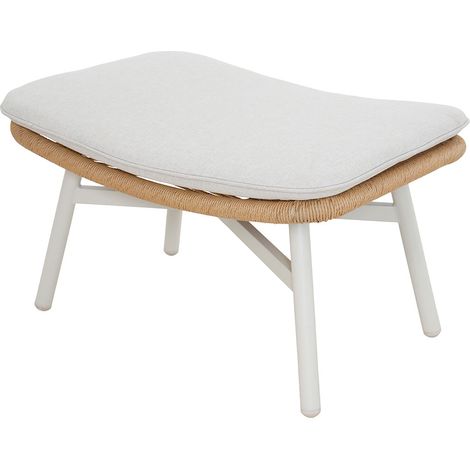 Bille pouf avec coussin beige, naturel, gris. (1/3)