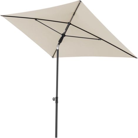Doppler ACTIVE Green Edition 200 x 120 cm Sonnenschirm in 4 Farbvarianten Mittelmastschirm Balkonsch 820 Natur (1/5)