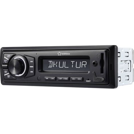 Renkforce RF-ARAR-400 Autoradio avec antenne DAB, tuner DAB+, kit mains libres bluetooth V154133 (1/5)