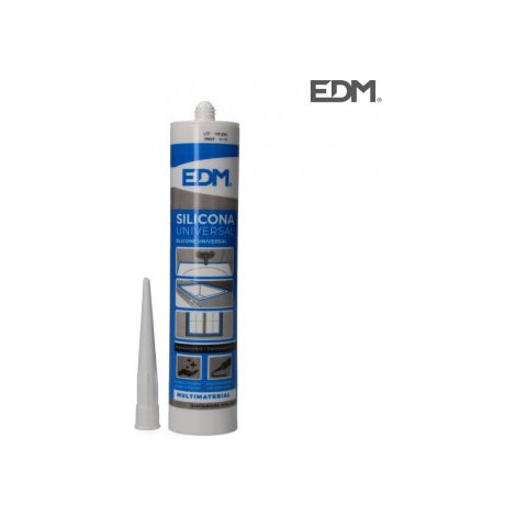 Silicona Universal EDM Antimoho Translúcida 280ml
