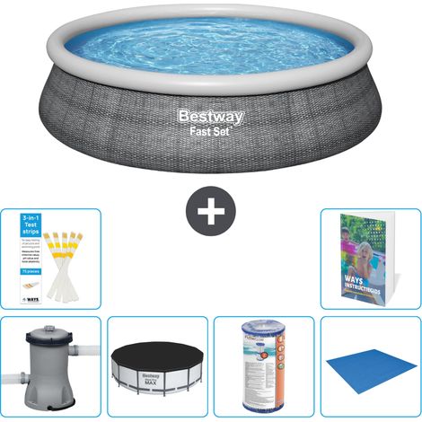 Bestway Piscina Bestway Fast Set Rotonda - 457x84 cm - 7-pezzi  S341