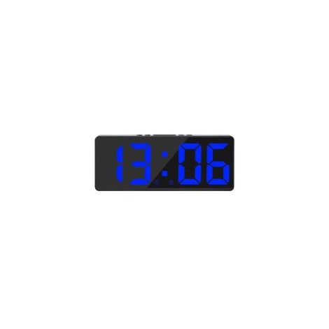 Thsinde – Horloge murale numérique intelligente – Activation vocale – Compte à rebours – Luminosité réglable – Alarme avec fonction snooze – Design moderne (1/5)