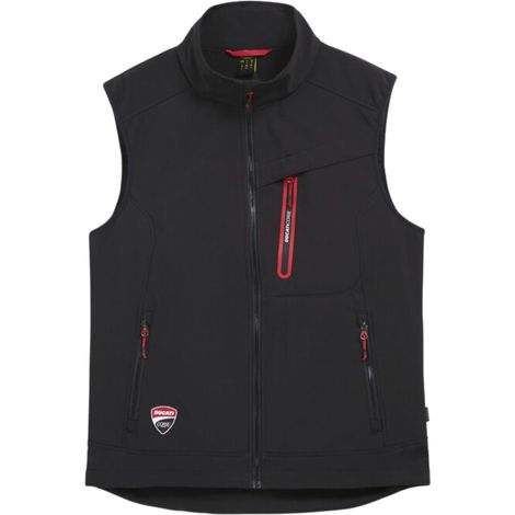 Veste de travail sans manches SOFTSHELL DUCATI - Noir M (1/5)