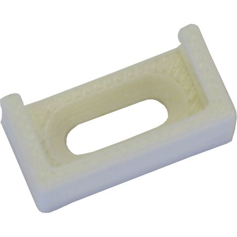 Support pour installation pliante - Kit de montage inclus - Pour stores plissés avec 2 rails de commande - 4 pièces - Plastique - Blanc (1/5)