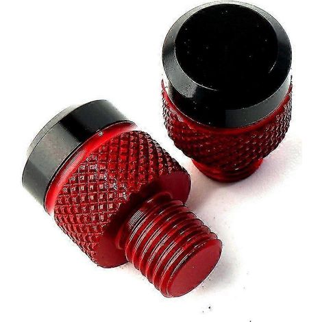 Accessoires moto pour BMW S1000R S1000XR S 1000 RS 1000 XR 2021 2022 : bouchons de rétroviseurs en aluminium CNC M101,25, vis et boulons, couleur : rouge (sans logo). (1/4)