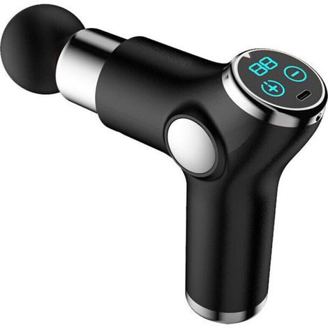Mini Appareil de Massage Portable LCD pour Soins de Santé et Fitness - Équipement Sportif pour Soulagement Musculaire-KZQ