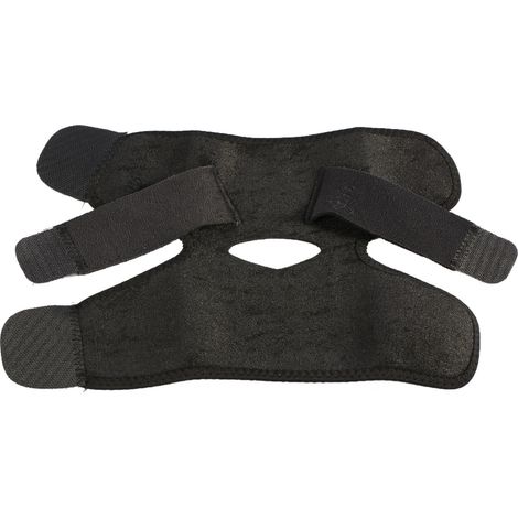 Verstellbare und atmungsaktive Knöchelbandage bei Verstauchungen, Schmerzen und zum Schutz – Schwarz (1/5)