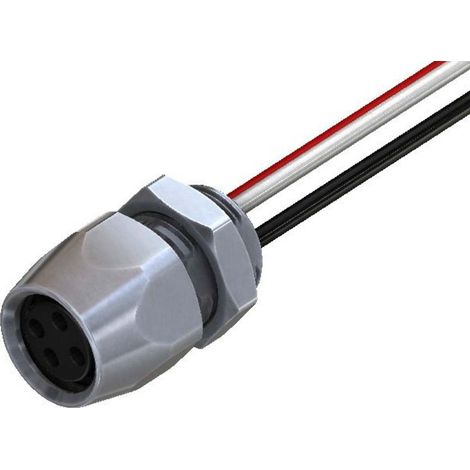 Connecteur industriel pré-câblé RS PRO 4 conducteurs , M8 Femelle, 500mm ( Prix pour 1 )
