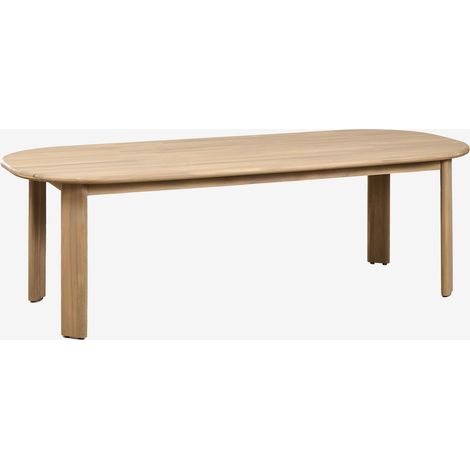 Mesa de jardín ovalada 240x100 cm en madera de acacia Uleno SKLUM        (1/5)