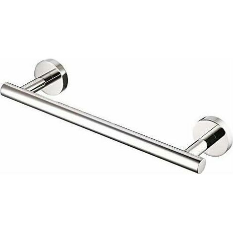 par Barre Porte-serviettes Mural Porte Serviette Salle de Bain Acier Inoxydable SUS 304 Support Douche 30CM Rangement Poli, A2000S30DG (1/5)