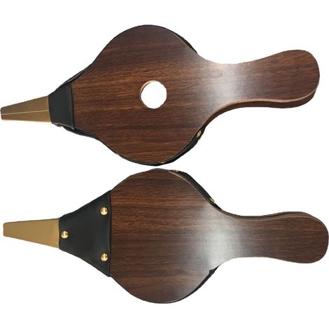 Outils de cheminée-sèche-cheveux en bois massif, appareil de cheminée manuel, 30×13cm-1 pièce