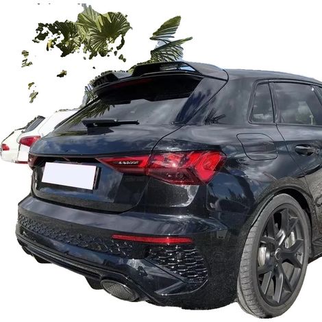 Spoiler trasero de techo, plástico ABS de primera calidad, compatible con el Sportback 8Y 2021-2024, fácil instalación, acabado negro brillante, aerodinámica mejorada. (1/5)