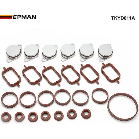Kit de réparation et suppression des obturateurs de volets de turbulence diesel Epman 6 x 33 mm avec joint pour BMW M57 (ancienne version) Tkyd811a (1/2)