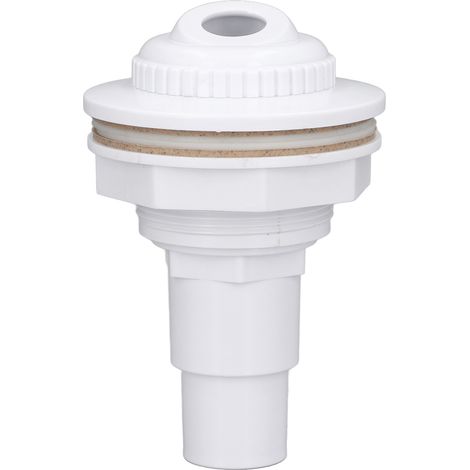 Raccord de buse de refoulement complet pour piscine hors sol avec joint et adaptateur de tuyau de 1 pouce