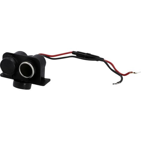 Cartrend Steckdose 2-Port mit Kabel Autoelektrik