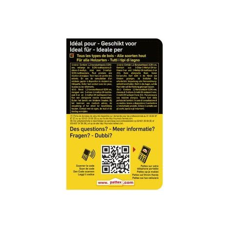 Pattex Bois Classic, colle à bois hautement résistante, colle vinylique pour montage, assemblage, placage ou contrecollage sur supports en bois, colle blanche, 750 g