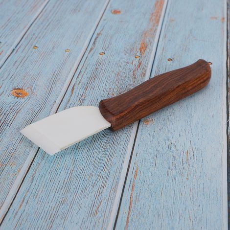 Couteau à cuir, outil de sculpture sur cuir de vachette, couteau à effiler les bords pour la fabrication artisanale du cuir, couteau à découper le cuir, couteau à cuir en céramique, couteau en céramiq