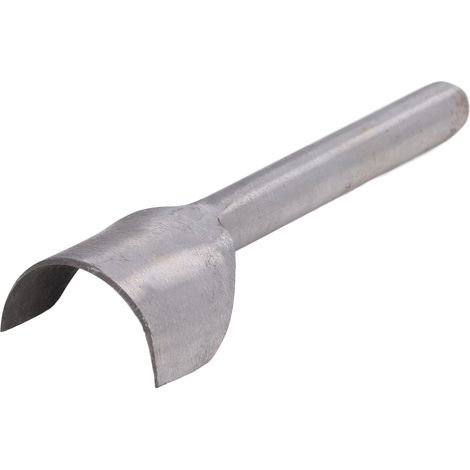 Halbrunder Stanzdorn, Werkzeugstahl, bogenförmig, DIY-Gürtelendstanzen für Lederhandwerk, 30 mm (1/5)