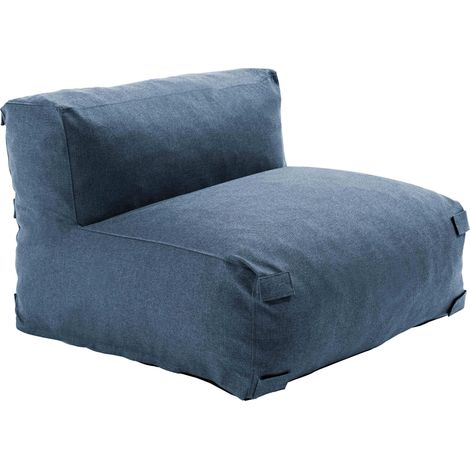 Fauteuil pour canapé modulable bleu pacific - Mixi