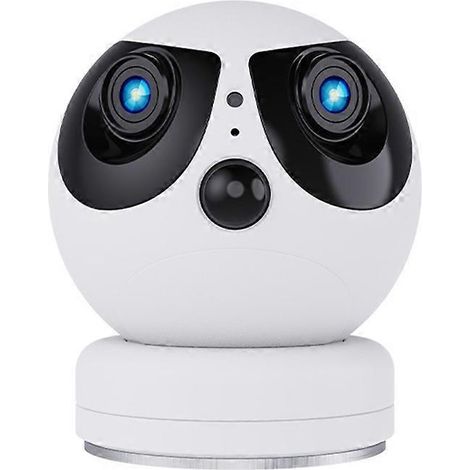 Caméra de surveillance intelligente pour la maison avec IA, caméra binoculaire grand angle, Wi-Fi, babyphone, vision nocturne infrarouge, détection de mouvement, caméscope CCTV (1/5)
