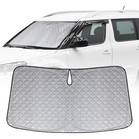 Pare-Soleil pour Pare-Brise Remplacement pour Skoda Yeti 2009-2017, Pliable Pare-Soleil pour Pare-Brise de Voiture, Bloque 99% des Rayons UV et Maintient Votre Véhicule au Frais,- (1/5)