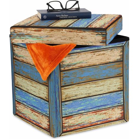Vintage hocker mit stauraum 8