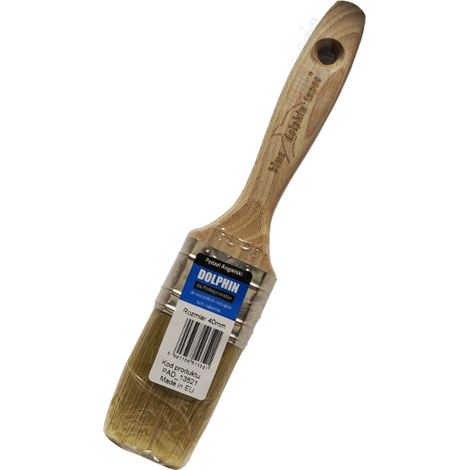 Pinceau Plat Droit Blue Dolphin, 4 cm, Pour Peinture Et Finition (1/5)