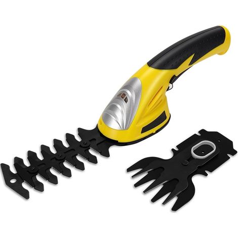 7.2V Taille-haie Tondeuse électrique 2 en 1 sans Fil Herbe Rechargeable tondeuses de Jardin Outil for cisailles à Gazon arbuste (1/5)