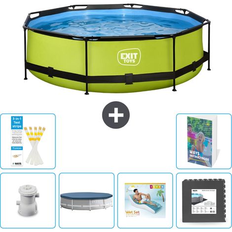 Exit Pool Rund - 300x76 cm - 7-teilig S223