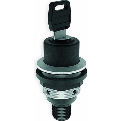 SCHLEGEL Commutateur à clé avec verrouillage, connexion M12 à 4 pôles SSSA14IC007 (1/5)