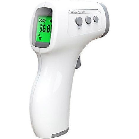 Thermomètre infrarouge sans contact, thermomètre clinique, thermomètre frontal sans contact pour adultes, enfants et bébés (1/4)