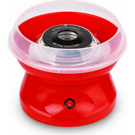 Machine à barbe à papa électrique 450W 220V rouge rouge 220v réf 8107 26 × 15 × 26 cm 1,25 kg – Livraison gratuite