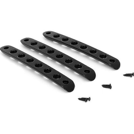 Ensemble de 3 garnitures de poignée de porte de voiture en alliage d'aluminium, compatibles avec Jeep Wrangler JK 2 portes 2007-2018 (1/4)