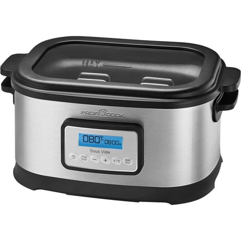 ProfiCook PC-SV 1112 8 L 520 W Negro, Acero inoxidable (1/5)