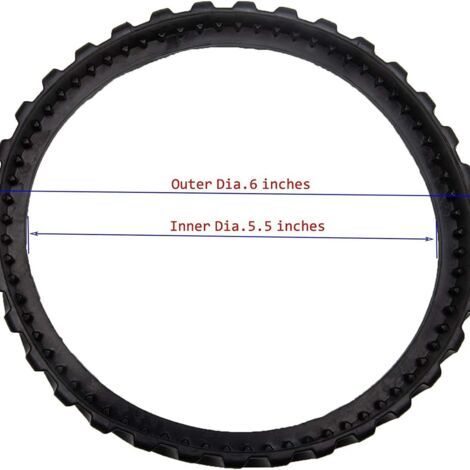 Chenilles en Caoutchouc de Remplacement R0526100 – Compatible Zodiac MX8 Elite, MX6 Elite, MX8, MX6 – Traction Améliorée