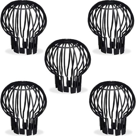 Lot de 5 filtres de gouttière, protège-gouttières, empêchent les feuilles mortes, la mousse, la saleté, les boules et autres débris d'obstruer vos gouttières (1/5)