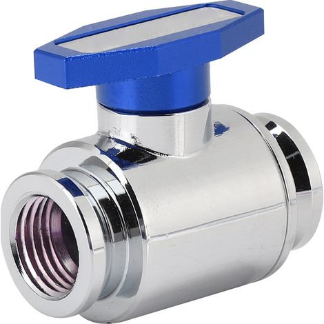 Vanne de vidange en laiton de haute qualité pour refroidisseur d'eau d'ordinateur, filetage femelle G1/4 FM YGNSS (bleu) (1/5)