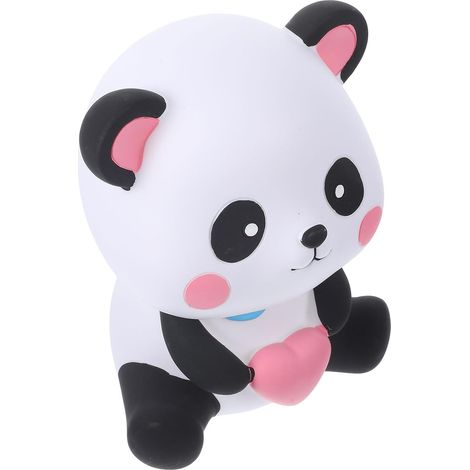 Tirelire Panda Vinyle Anti-Chute Pot Décoratif à Économies pour Bureau et Présents d'anniversaire (1/5)