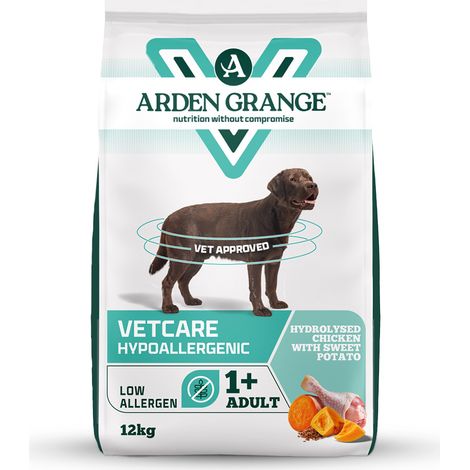 Arden Grange VetCare Aliment hypoallergénique à base de protéines hydrolysées 12 kg (1/3)