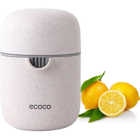 1 pc presse-agrumes citron, presse-agrumes manuel facile petite tasse de presse-agrumes portable citron vert (couleur blé) (1/2)