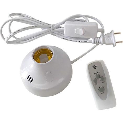 Douille de lampe E27 avec télécommande sans fil, ampoule LED 110 V/220 V, veilleuse (1/5)