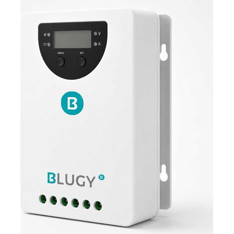 Blugy Solarregler 40A MPPT 12/24V mit Bluetooth, LCD-Bildschirm und 4 Lademodi, Wohnmobil, Wohnmobil, Vanlife (1/3)