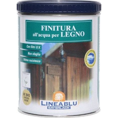 FINITURA ACQUA LINEABLU SAYERLACK - HF2010 TRASPARENTE OPACO ML 750 - 1 pezzo (1/2)