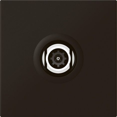 Prise TV Mâle Mosaic - Noir - 079182L