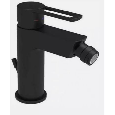 Paffoni Bidetmischer Ringo Serie RIN135NO Messing - Mattschwarz (1/2)